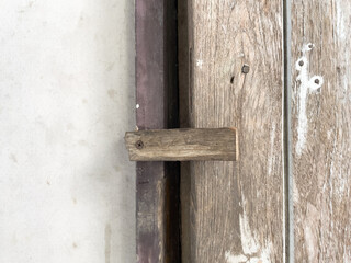 old wooden door