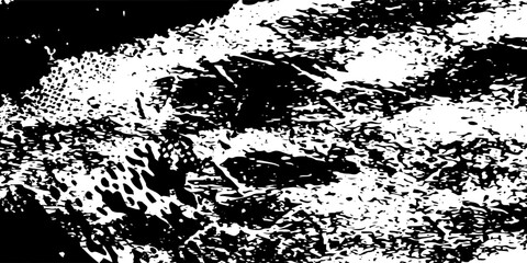 Rough black and white texture vector. Distressed overlay texture. Grunge background. Abstract textured effect. Vector Illustration. Black isolated on white background. modern