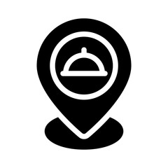 location pin glyph icon