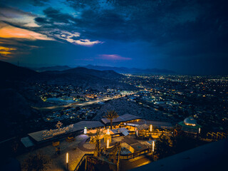 view of the city at night © Sebastian