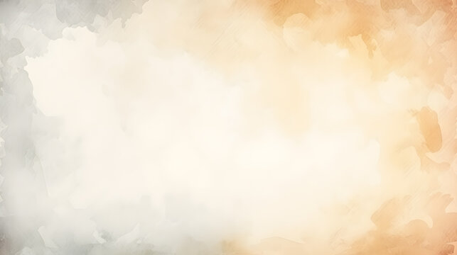 Watercolor background, background texture, hyper realistic, single color, light ivory, flat