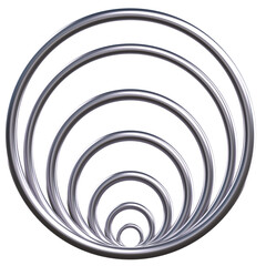 silver abstract shape