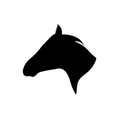 Horse head silhouette