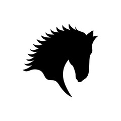 Horse head silhouette