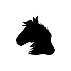 Horse head silhouette