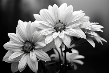 Monochrome Marvel: Capture flowers in black and white.