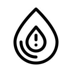 water shortage line icon