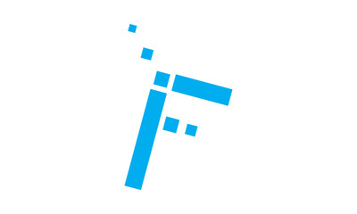 Letter F Digital Logo