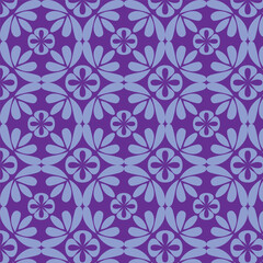 Floral Intricacies: Seamless Geometric Texture Pattern Design