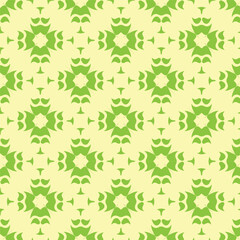 Floral Elegance in Lines: Seamless Geometric Pattern Design