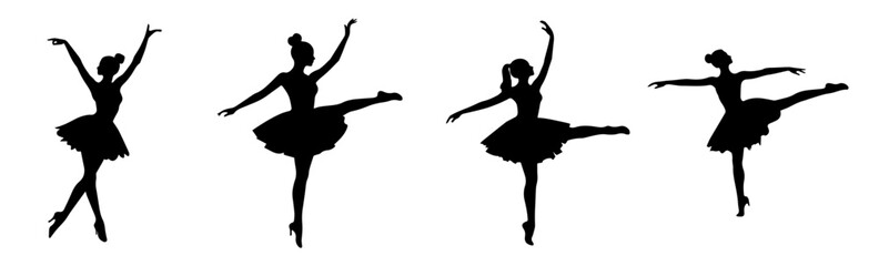 black and white sketch of  dancer - obrazy, fototapety, plakaty