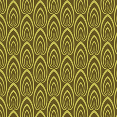 Seamless Petal Symphony: Geometric Flower Abstract Pattern Design