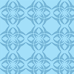 Abstract Floral Fusion: Seamless Geometry Pattern Design