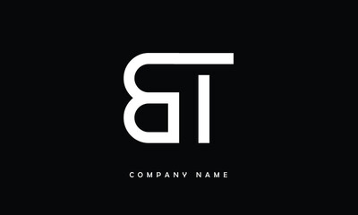 BT, TB, B, T Abstract Letters Logo Monogram