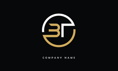 BT, TB, B, T Abstract Letters Logo Monogram