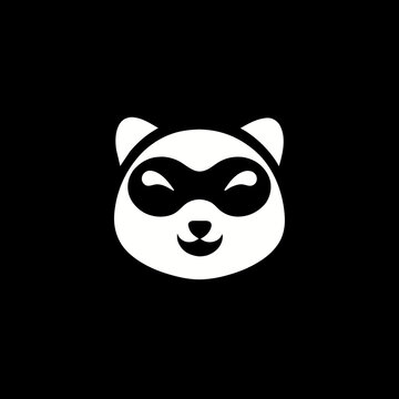cute cat face logo design