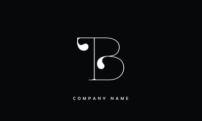 BT, TB, B, T Abstract Letters Logo Monogram