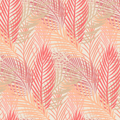 Pattern with gentle tones. Natural motives. Vector illustration. For print.