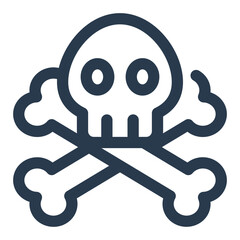 Skeletal Skeleton Vector Icon Illustration Anatomy