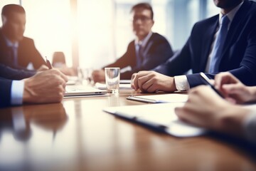 Business meeting at the office indoor, With a comfortable atmosphere