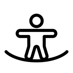 Slacklining Icon