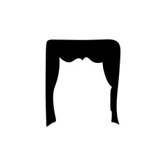 classic curtain silhouette 