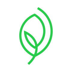 Leaf Vector Logo Design Template