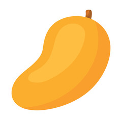 Tropical Mango Fruit Cartoon Element Vector Illustration