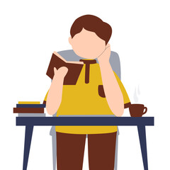 Working man vector illustration