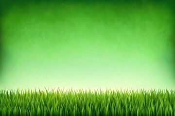 Green Grass Borders With Isolated Transparent Background With Gradient Mesh, Vector Illustration