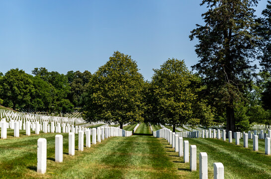 Arlington National Cemetery is the most famous cemetery in the military world, located in Washington DC (United States).