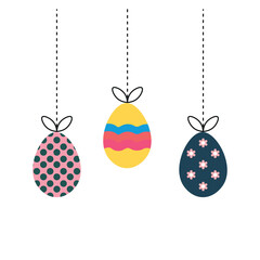Hanging Easter Eggs