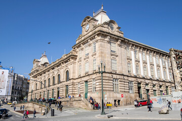 Obraz premium estación de ferrocarril São Bento, Oporto, Portugal