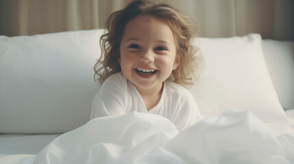 Delightful Moments: Heartwarming Laughter from Joyful Baby Faces, Generative AI
