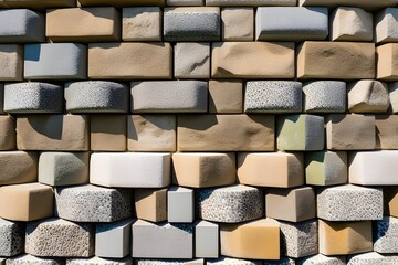 Stone Block texture, background image, generative AI
