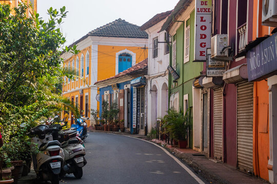 Fontainhas colony in Goa