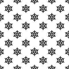 Seamless pattern aztecs fabric pattern geometric pattern for background black and white seamless pattern