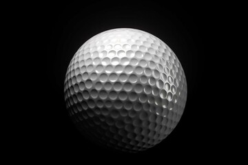 3D rendering of a golf ball. Generative AI