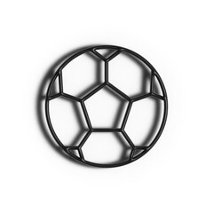 Fototapeta premium soccer ball icon