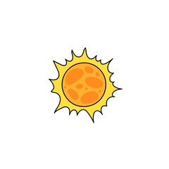 vector element outer space sticker vector