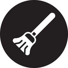 broom glyph icon