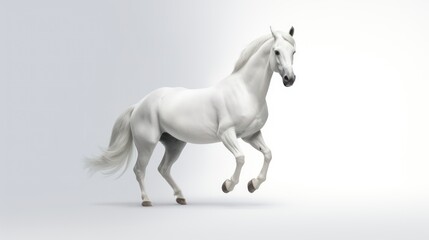 Obraz na płótnie Canvas horse isolated on a white background