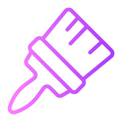 paintbrush gradient icon