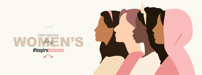 International Women's Day banner. #InspireInclusion