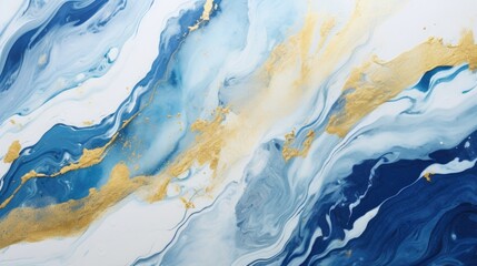 Abstract marble oil paint, ink drawn waves drawing texture