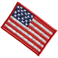 American flag patch