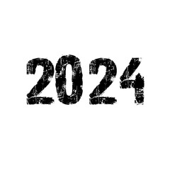 2024 illustration on white background