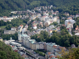 Townscape  in Czech Karlovy Vary