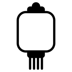 Chinese Latern Vector Graphic Icon for Chinese New Year.