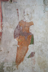 Fresco in Saint Nicholas Church in Demre, Antalya, Turkiye